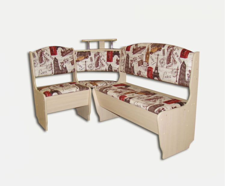 Кухонный уголок Город большой Млечный дуб_0