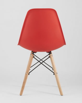 Стул Еамес Стйле ДСВ красный 4 шт. комплект (разборный каркас) / Eames Style DSW_6