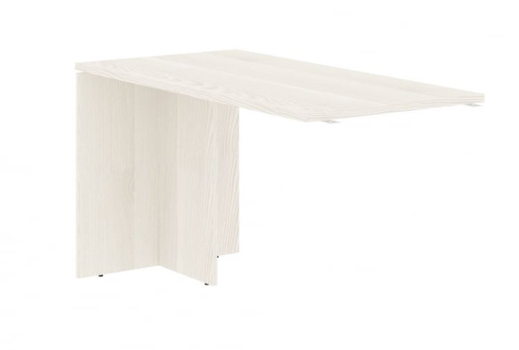 Брифинг-приставка EDIS EDB 1367 Ясень Траун Белый_0