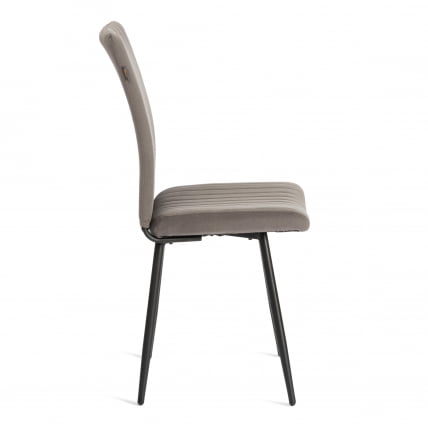 Стул обеденный Monte Carlo разборный, ткань велюр, 45х55х97, серый/черный, (Porsche 9)_1