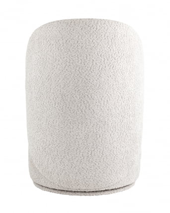 Пуф Loreen вращающийся букле Светло-серый_4