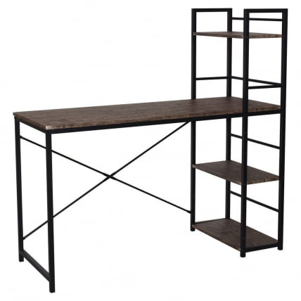 Стол на металлокаркасе BRABIX LOFT CD-005 Мореный дуб_2