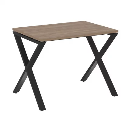 Стол рабочий LOFT VR.L-SRX-1.7 Металл черный Дуб Аризона_0