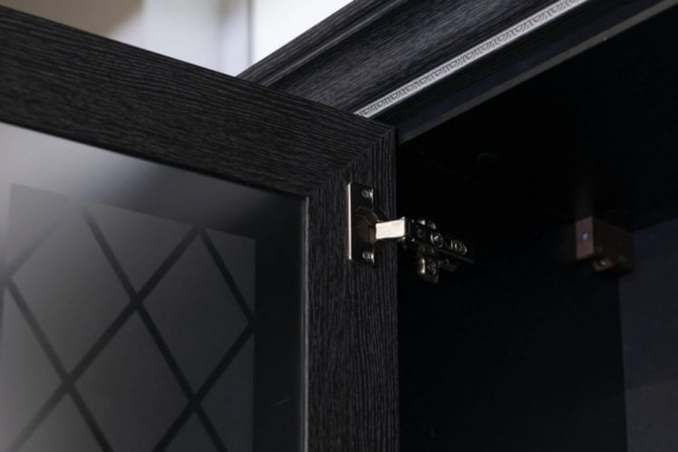 Кухонный гарнитур угловой Италия №07 Черный Дуб темный_12