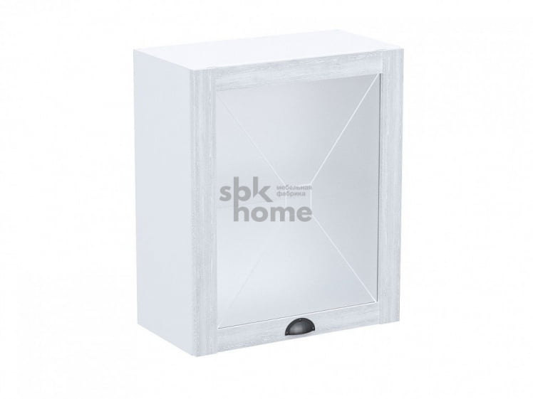 Шкаф со стеклом ШСТ-60, Кантри (600*320*742) Сосна Андерсен, 21030 _0