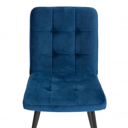 Стул обеденый Medeo велюр, 47х56х89, Blue (синий)_5