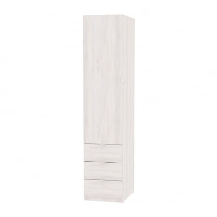 Шкаф распашный Риал(H19)198х45х45ручкаторцеваяTR-2(ЯАС)_0