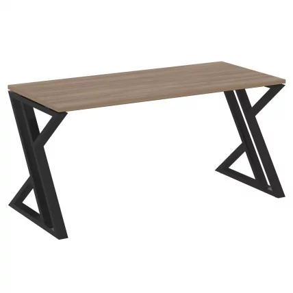 Стол рабочий LOFT VR.L-SRZ-4.7 Металл черный Дуб Аризона_0