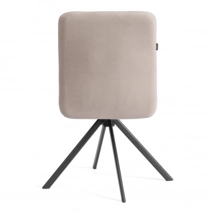 Стул обеденный Medeo поворотный механизм 360, велюр, бежевый, 7_3