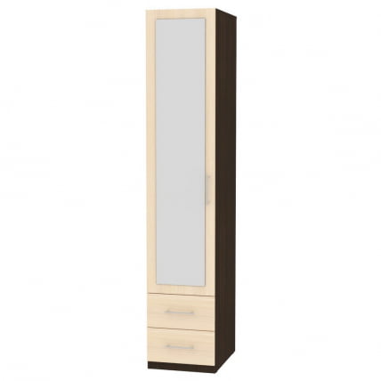 Шкаф распашный R-230х45х60-3-M(Венге-ДМ)_0