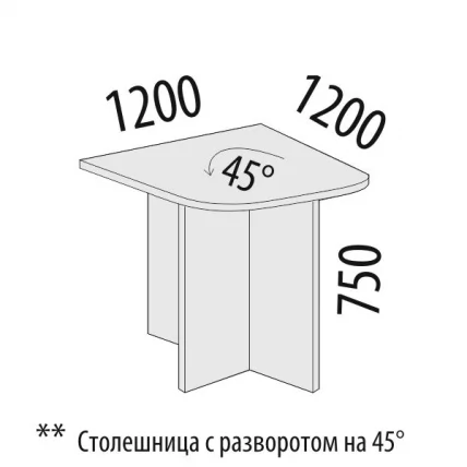 Приставка Лидер 82.32 Орех Пегас_1