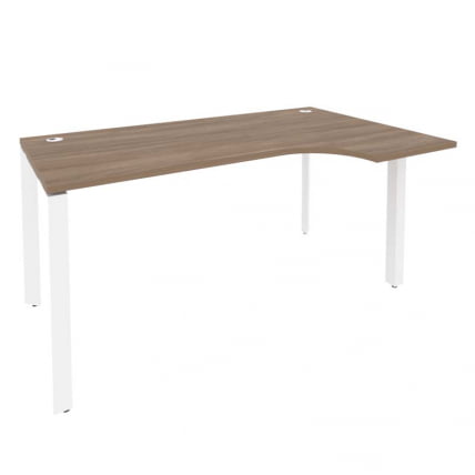 Стол эргономичный правый на П-образном м/к ONIX O.MP-SA-1R Дуб Аризона/Белый_0