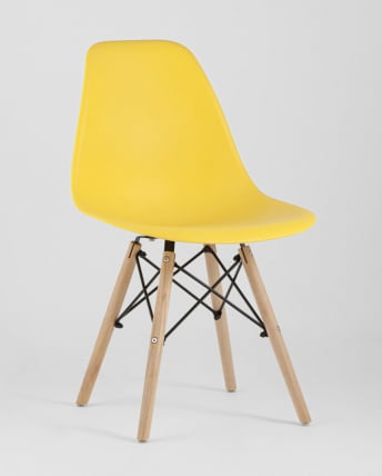 Стул Еамес Стиле ДСВ желтый (разборный каркас) / Eames Style DSW_1