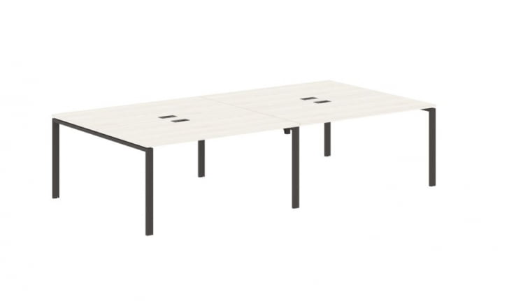 Бенч-система 4-местная EDIS EUWST 3116 Ясень Траун Мокко_0