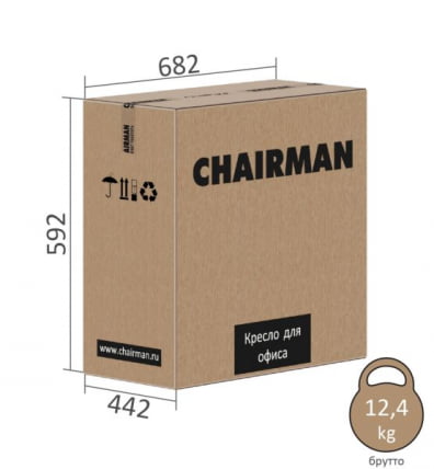 Офисное кресло CHAIRMAN 500 V экокожа Черный_16