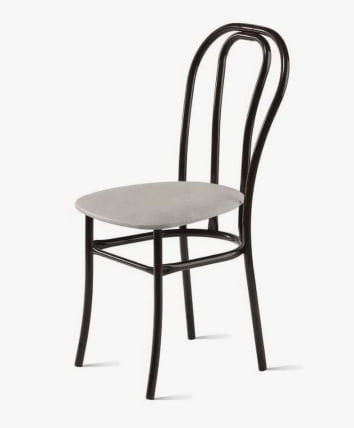 Стул Венский 400х490 мм Светло-серый/Металл Коричневый_0