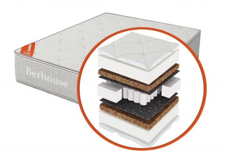 Матрас Mega холкон-кокос (Berhouse) Размер: 800х1900 мм_0