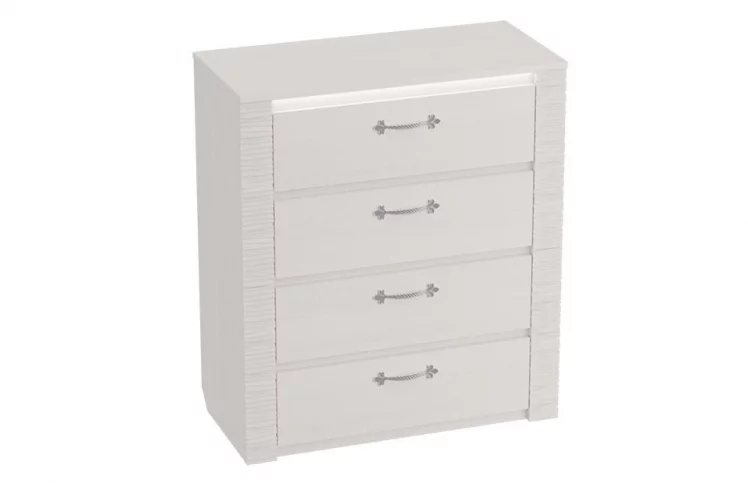 Комод Элана 850 Бодега Белая/Сандал матовый Белый_0