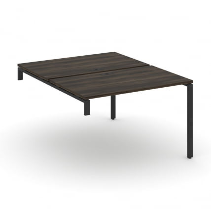 Двойной стол-надставка на опорную тумбу CONCEPT CN.DSN-002 Дуб Мали Антрацит_0