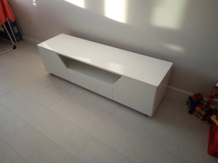 Тумба ТВ тип 4 Diamond Белый глянец_3