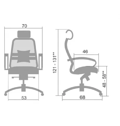 Кресло руководителя SAMURAI SL-2.02 Python Edition Черный_5