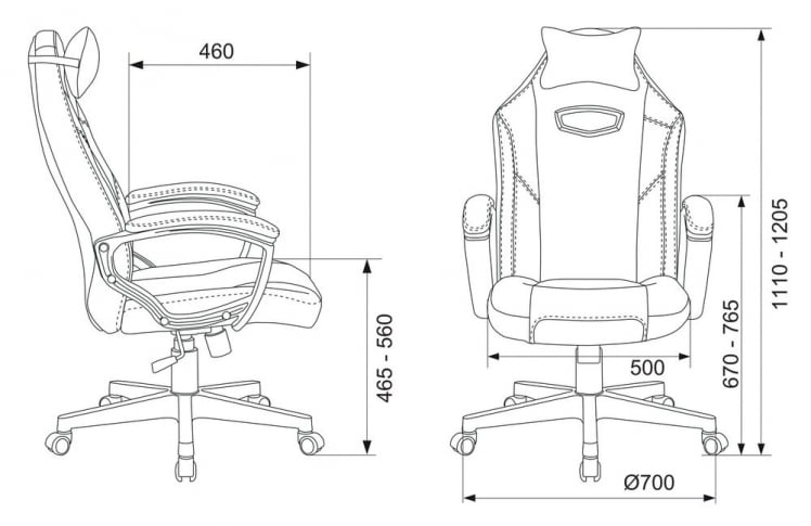 Геймерское кресло Zombie HERO BATZONE Черный_2