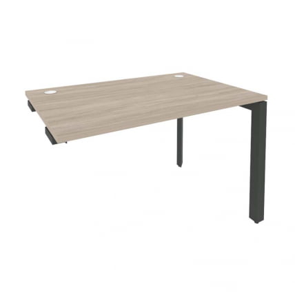 Стол-приставка на П-образном м/к к опорным элементам ONIX O.MP-SPR-2.8 Дуб Аттик/Антрацит_0