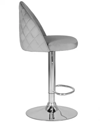 Стул барный DOBRIN MILANA Серый велюр MJ9-75_2