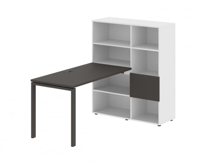 Рабочая станция EDIS EURST 1113 Мокко Мокко Белый_0