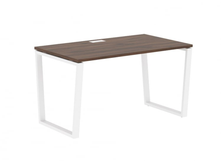 Стол письменный EDIS EVST 1380 Дуб Денвер темный Белый_0