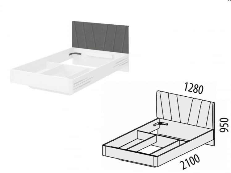 Каркас кровати Аляска 502.12_4