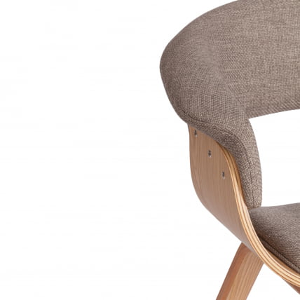 Стул VIMTA (mod.8021) дерево / ткань, 69х56х77 см, натуральный/бежевый, Aimcasa 5_8
