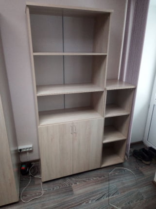 Шкаф высокий полуоткрытый Twin 16.16.141 Синий_2