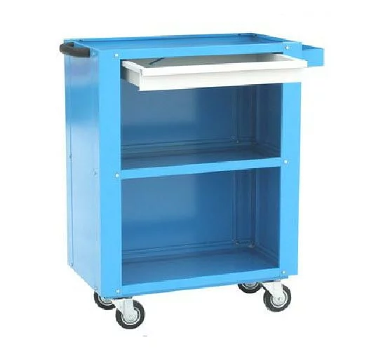 Тележка инструментальная с задней и боковыми стенками с 3-мя полками, ящиком_1