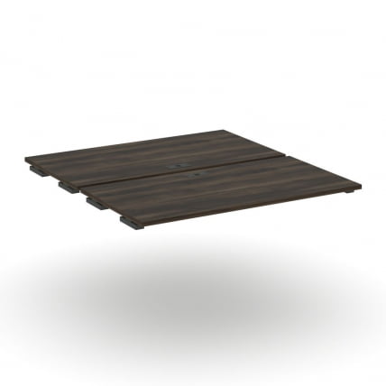 Двойной стол-приставка к двум опорным тумбам/шкафам CONCEPT CN.DSPR-008 Дуб Мали Антрацит_0