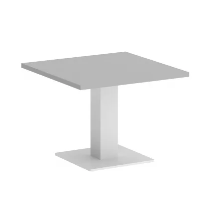 Стол журнальный квадратный HOME OFFICE VR.SP-5-60.2G Серый/Белый металл_0