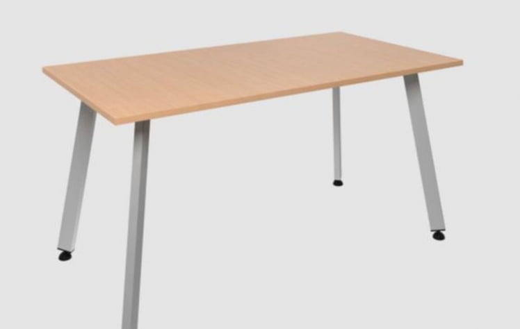 Стол для столовой 1500х800 мм Пластик Серый ккамень лофт/Светло-серый_0