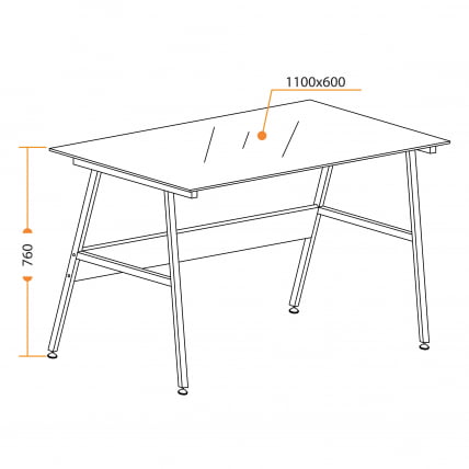 Cтол GD-04 Black (черный)_5