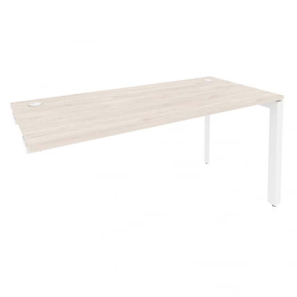 Стол-приставка на П-образном м/к к опорным элементам ONIX O.MP-SPR-4.7 Денвер Светлый/Белый_0