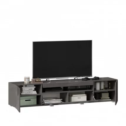 Тумба под ТВ 1800 Бруклин ЛД 685.020.000 М Оникс Серый глянец_3