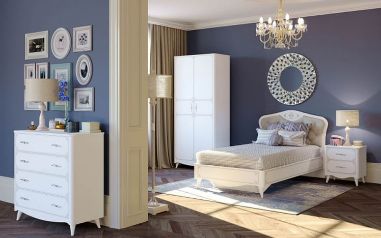 Шкаф двухстворчатый Элис ЛД 532.100.000 Белый_4