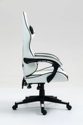 Кресло спортивное TopChairs Shadow бело-черный_5