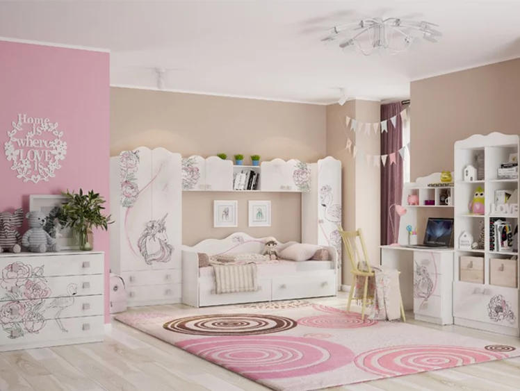 Кровать Фэнтези MDF-07 Белый рамух_2