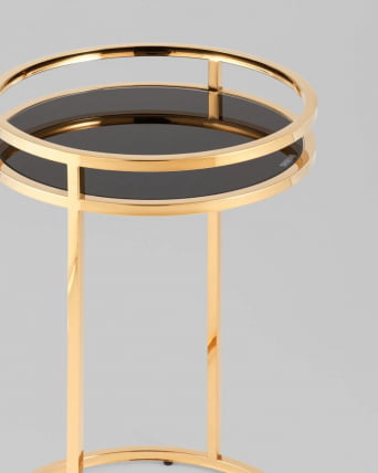 Журнальный стол Гестия 41*60 см золото_2