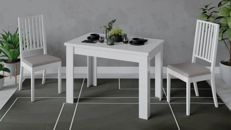 Стол раздвижной Промо тип 4 Белый/Белый_2