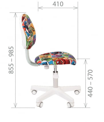 Детское кресло CHAIRMAN KIDS 104 Black Автобус (Б)_7