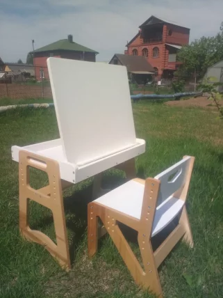 Комплект парта и стул растущие_0