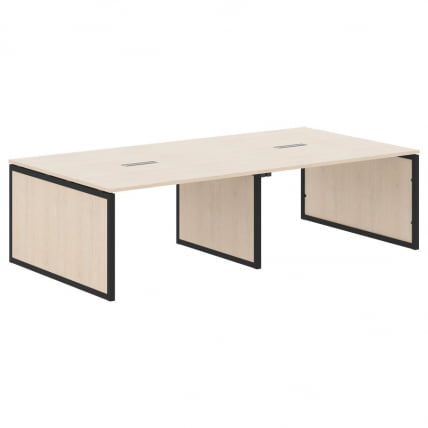 Конференц-стол XTEN-QP XQPSCT 2714 Бук Тиара Антрацит_0