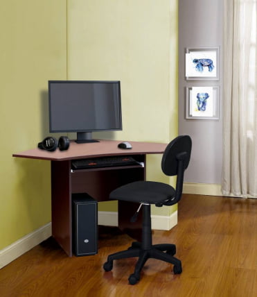 Стол компьютерный №2 Ясень Шимо светлый_0