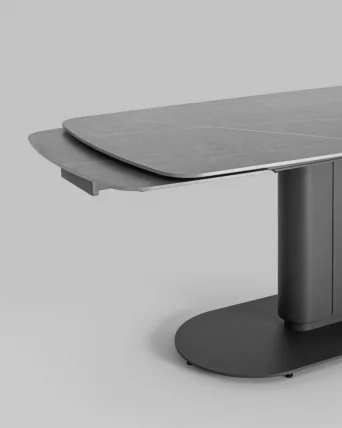 Обеденный стол раскладной Глория 170-250 Серый_4